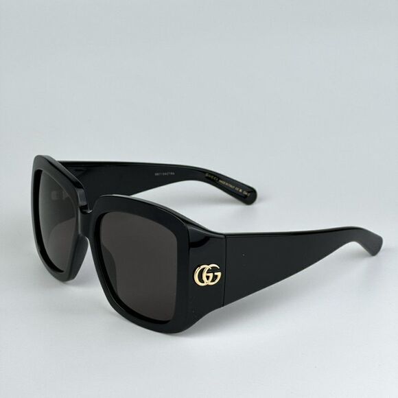 NEW Gucci GG1402S 001 Black Grey Women Square Sunglasses GG 1402S main image 7